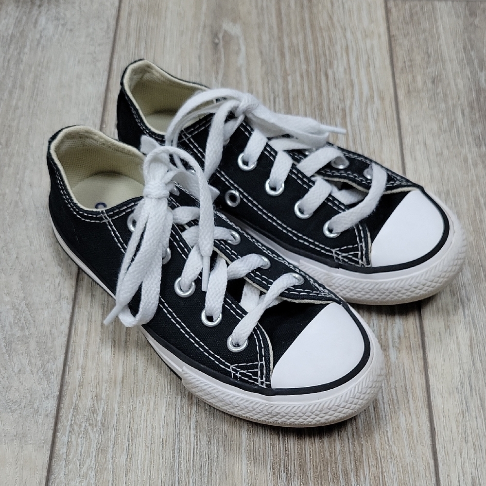 Converse Kids Classic Black and White Sneakers